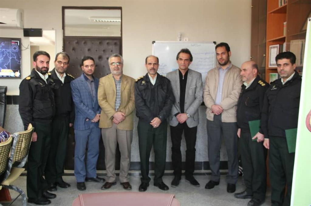 دیدار مدیر منطقه چهار شهرداری رشت با رئیس پلیس آگاهی استان گیلان