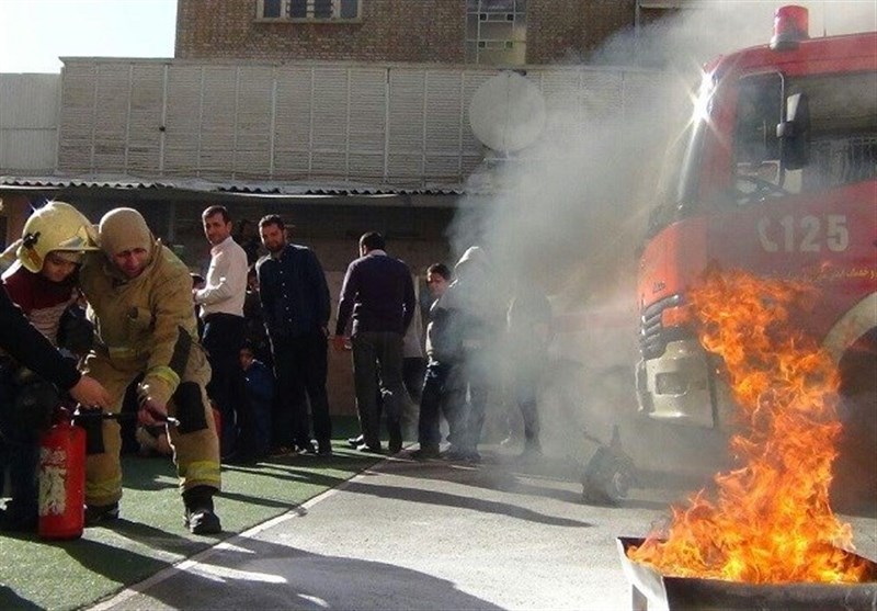 مانور امداد و نجات چهارشنبه آخر سال در رشت برگزار شد